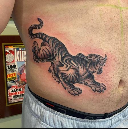 Shane H - Tiger on Stomach